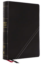 KJV, Word Study Reference Bible, Leathersoft, Black, Red Letter, Comfort Print: 2,000 Keywords that Unlock the Meaning of the Bible cover image