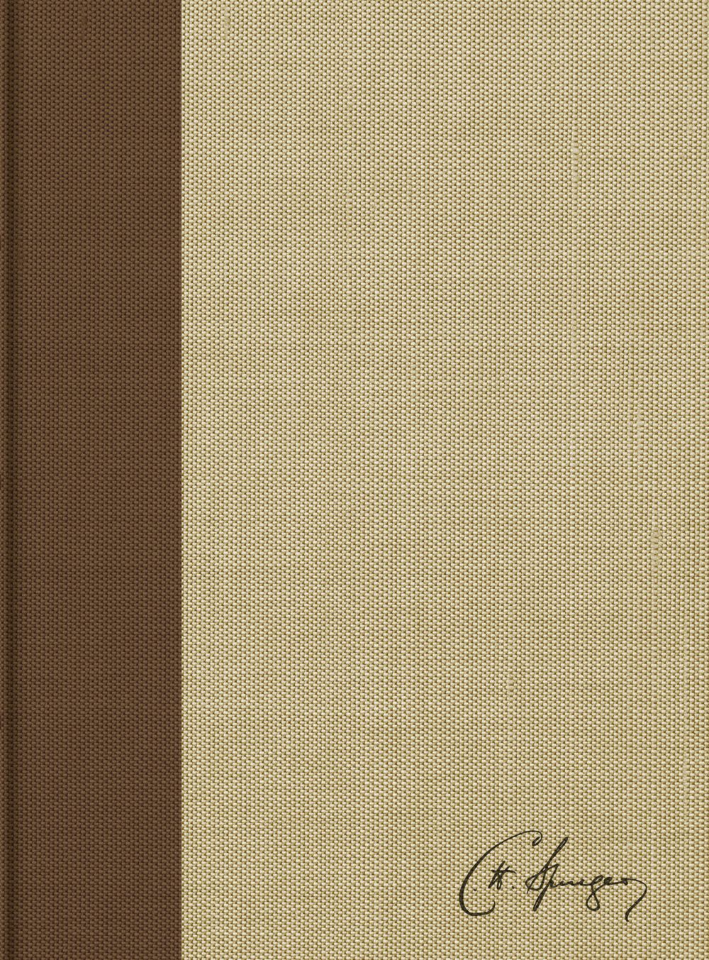 RVR 1960 Biblia de estudio Spurgeon, marron claro, tela (Spanish Edition)