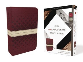 NKJV, Unapologetic Study Bible, Leathersoft, Red/Tan, Red Letter Edition: Confidence for Such a Time As This