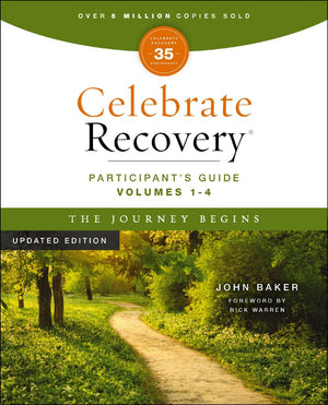 Celebrate Recovery Volumes 1-4 Participant's Guide Updated Edition, The Journey Begins: A Program for Implementing a Christ-Centered Recovery Ministry in Your Church *Very Good*