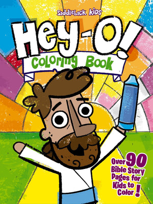 Hey-O! Stories of the Bible Coloring Book: Over 90 Bible Story Pages for Kids to Color