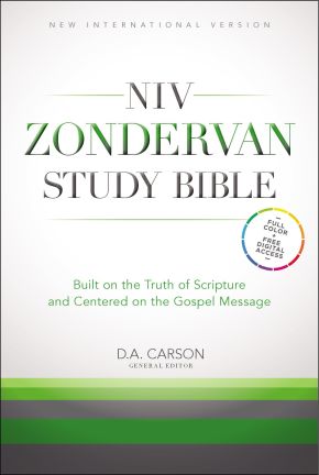 NIV Zondervan Study Bible, Hardcover: Built on the Truth of Scripture and Centered on the Gospel Message *Very Good*