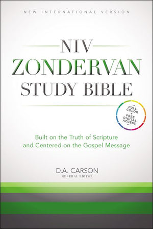 NIV Zondervan Study Bible, Hardcover: Built on the Truth of Scripture and Centered on the Gospel Message *Acceptable*
