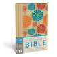 NIV, Thinline Bible, Linen Edition, Hardcover, Tan/Blue/Red Linen, Red Letter Edition