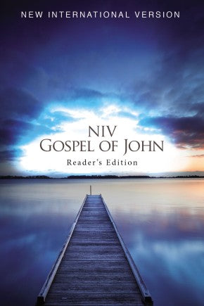 Gospel of John: New International Version, Blue Pier, Reader's Edition *Very Good*