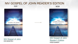 Gospel of John: New International Version, Blue Pier, Reader's Edition