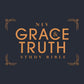 NIV, The Grace and Truth Study Bible, Hardcover, Red Letter, Comfort Print *Very Good*