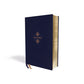 NIV, The Grace and Truth Study Bible (Trustworthy and Practical Insights), Leathersoft, Navy, Red Letter, Comfort Print