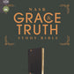 NASB, The Grace and Truth Study Bible, Leathersoft, Navy, Red Letter, 1995 Text, Comfort Print