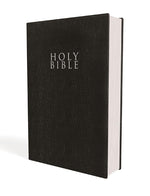 NIV, Gift and Award Bible, Leather-Look, Black, Red Letter, Comfort Print cover image