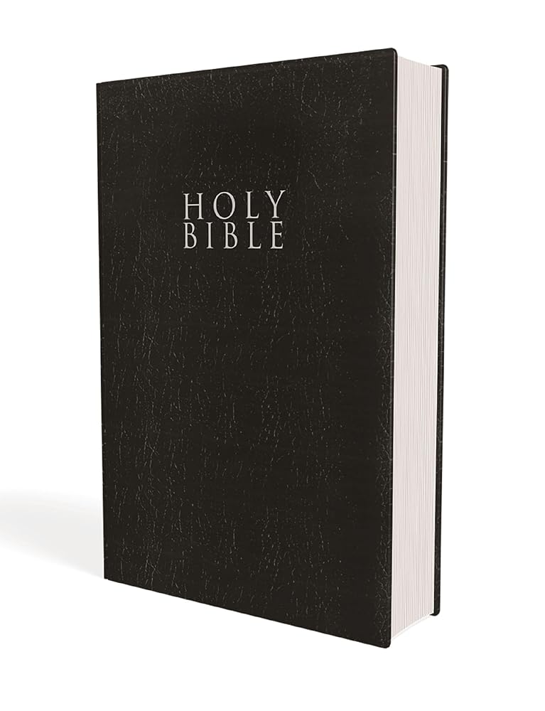 NIV, Gift and Award Bible, Leather-Look, Black, Red Letter, Comfort Print cover image