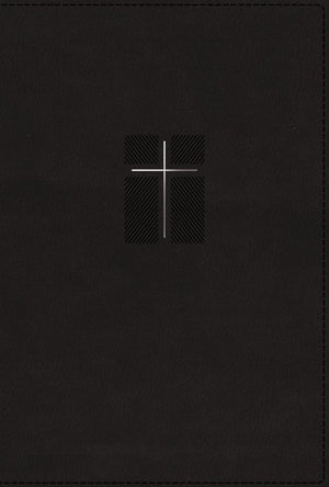 NIV, Quest Study Bible, Leathersoft, Black, Comfort Print: The Only Q and A Study Bible