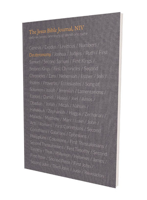 The Jesus Bible Journal, Deuteronomy, NIV, Paperback, Comfort Print