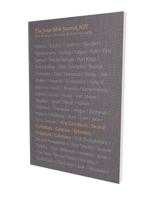 The Jesus Bible Journal, 1 Corinthians - Colossians, NIV, Paperback, Comfort Print