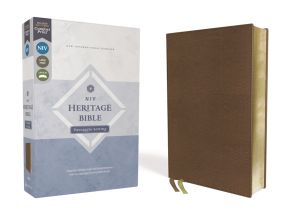 NIV, Heritage Bible, Passaggio Setting, Leathersoft, Brown, Comfort Print: Elegantly uniting single and double columns into one Passaggio Setting Bible design