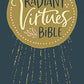 NIV, Radiant Virtues Bible: A Beautiful Word Collection, Leathersoft, Navy, Red Letter, Comfort Print: Explore the virtues of faith, hope, and love *Like New*