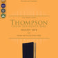 KJV, Thompson Chain-Reference Bible, Handy Size, European Bonded Leather, Black, Red Letter, Comfort Print *Like New*