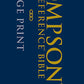 NIV, Thompson Chain-Reference Bible, Large Print, Leathersoft, Navy, Red Letter, Comfort Print