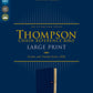 NIV, Thompson Chain-Reference Bible, Large Print, Leathersoft, Navy, Red Letter, Comfort Print