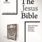 The Jesus Bible Artist Edition, NIV, Leathersoft, Gray Floral, Comfort Print