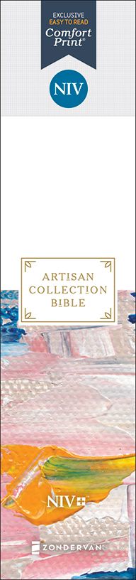 NIV, Artisan Collection Bible, Leathersoft, Multi-color/Blue, Red Letter, Comfort Print
