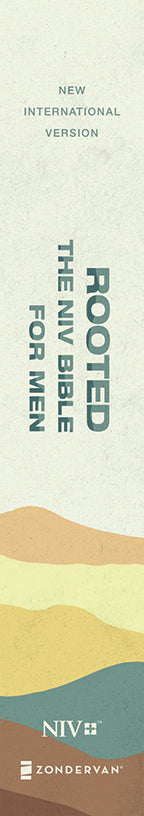 Rooted: The NIV Bible for Men, Hardcover, Cream, Comfort Print