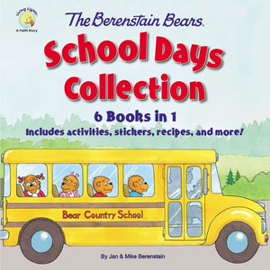 The Berenstain Bears School Days Collection: 6 Books in 1, Includes activities, stickers, recipes, and more! (Berenstain Bears/Living Lights: A Faith Story) *Very Good*