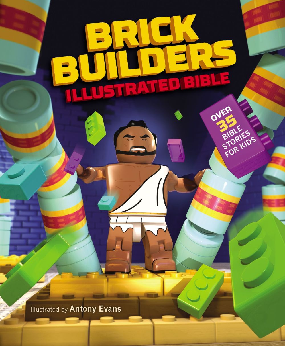 Brick Builder's Illustrated Bible: Over 35 Bible stories for kids