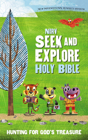 NIrV, Seek and Explore Holy Bible, Hardcover: Hunting for God’s Treasure *Very Good*