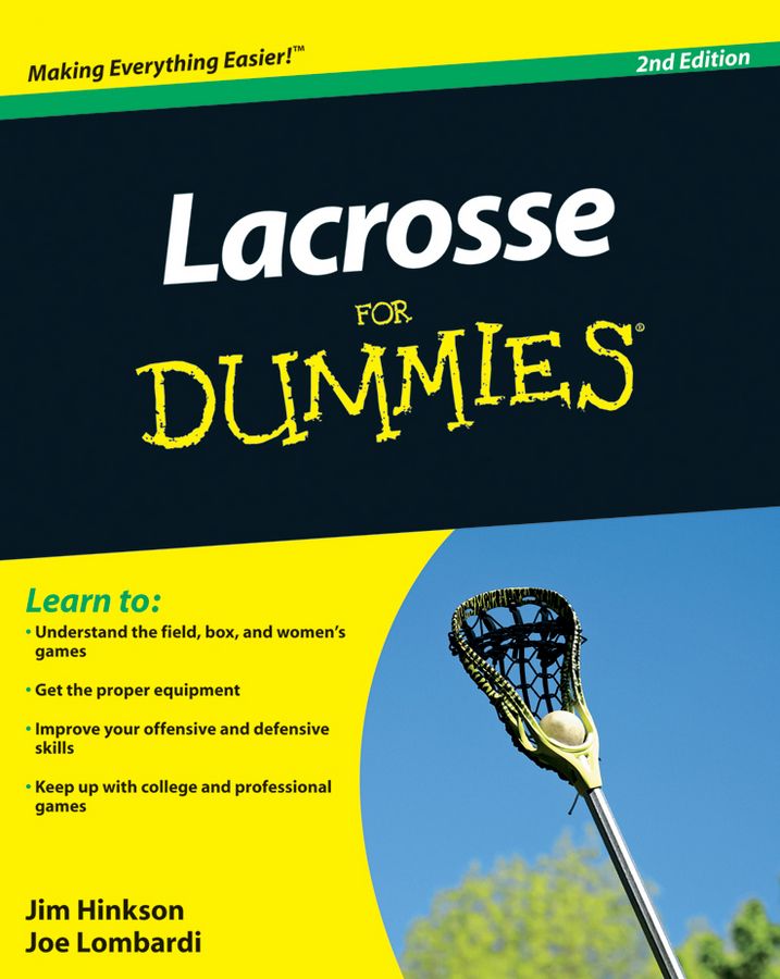 Lacrosse For Dummies *Very Good*