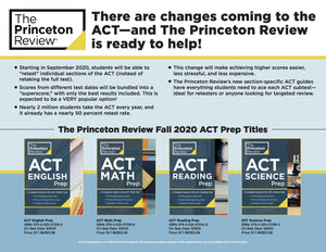 Princeton Review ACT English Prep: 4 Practice Tests + Review + Strategy for the ACT English Section (College Test Preparation)