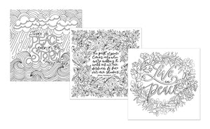 Peace, Be Still: A Coloring Book for Rediscovering Rest and Serenity