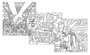 Rise Up: A Coloring Book Celebrating Black Courage, Resilience, and Faith