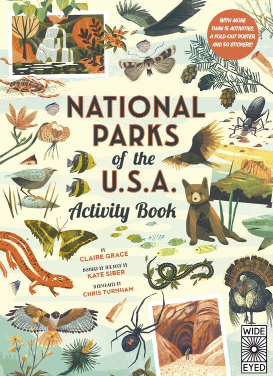 National Parks of the USA: Activity Book: With More Than 15 Activities, A Fold-out Poster, and 50 Stickers! (Americana, 2) *Very Good*