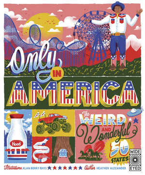 Only in America: The Weird and Wonderful 50 States (Volume 12) (The 50 States, 12) *Very Good*