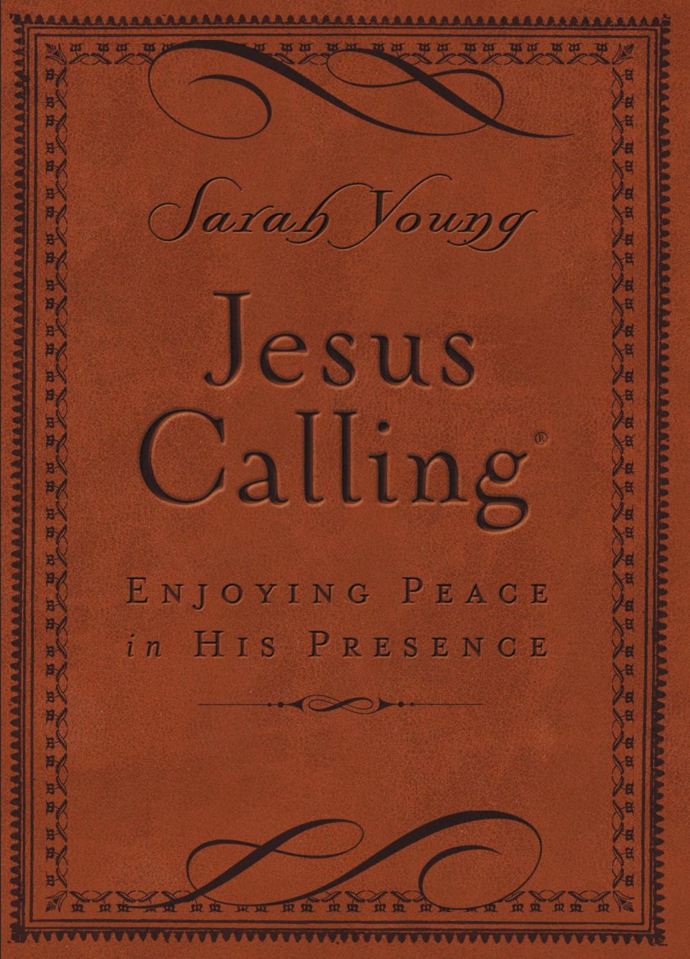 Jesus Calling - Deluxe Edition Brown Cover: Enjoying Peace in His Presence *Very Good*