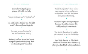 You Know You're a Mom: A Book for Moms Who Spend Saturdays at the Soccer Field Instead of the Spa