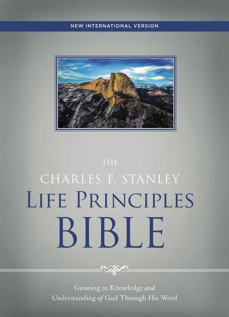 NIV, The Charles F. Stanley Life Principles Bible, Hardcover