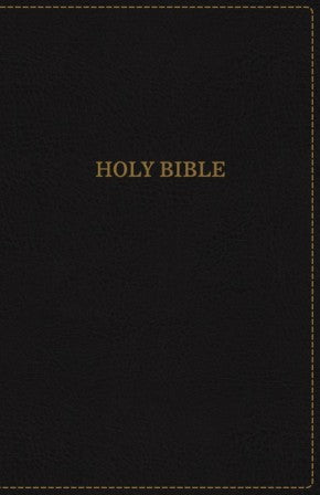KJV, Thinline Bible, Compact, Leathersoft, Black, Red Letter Edition, Comfort Print