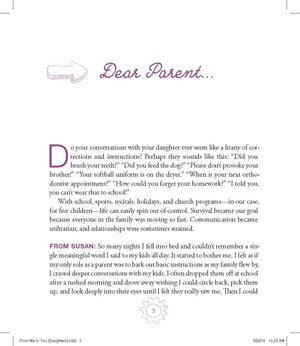 From Me to You (Daughter): A Conversation Journal for You and Your Daughter