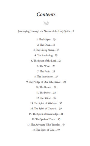 Praying Through the Names of the Holy Spirit (The Names of God Series)