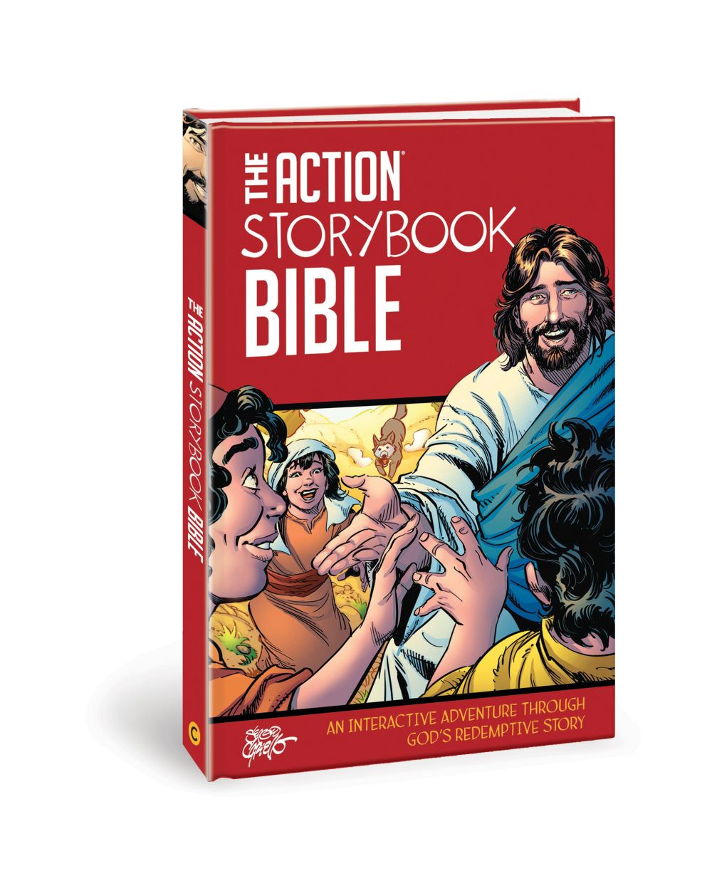 The Action Storybook Bible: An Interactive Adventure through God's Redemptive Story (Action Bible Series) *Very Good*