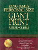 KJV Bible: Personal Size Giant Print Reference Edition *Like New*