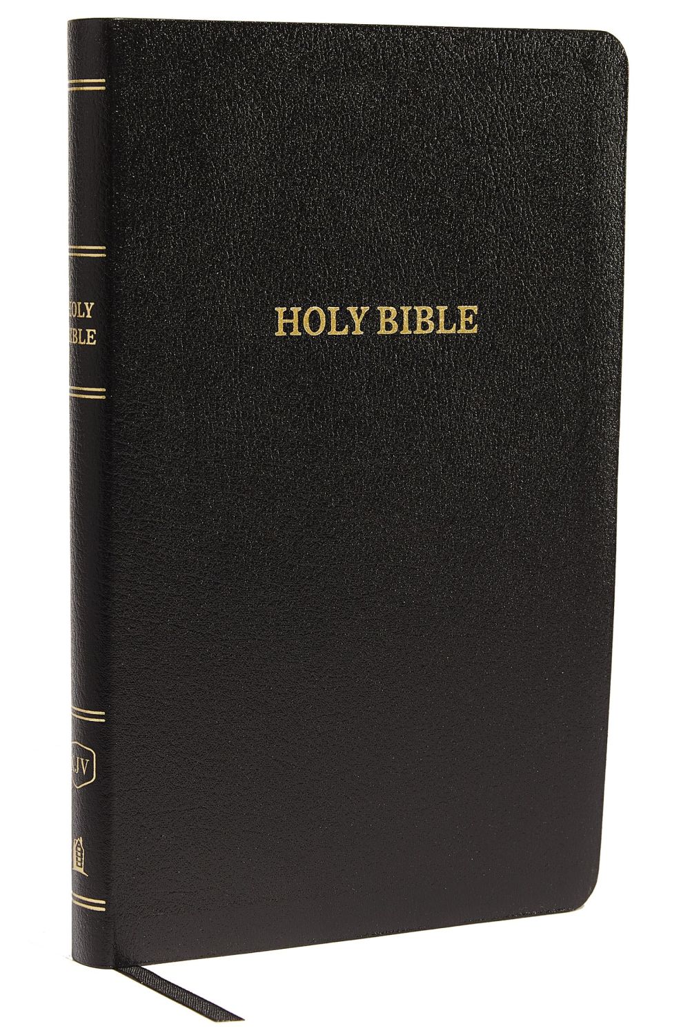 KJV, Thinline Reference Bible, Leather-Look, Black, Red Letter Edition, Comfort Print