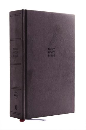 NKJV, Single-Column Reference Bible, Cloth Over Board, Gray, Comfort Print: Holy Bible, New King James Version