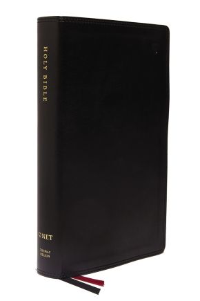 NET Bible, Single-Column Reference, Leathersoft, Black, Comfort Print: Holy Bible