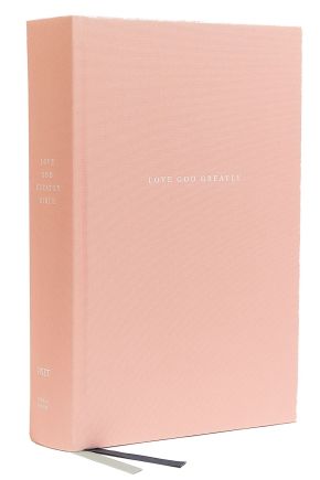 NET, Love God Greatly Bible, Cloth over Board, Pink, Comfort Print: Holy Bible *Like New*