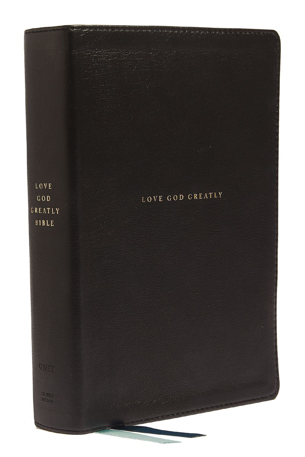 NET, Love God Greatly Bible, Genuine Leather, Black, Comfort Print: Holy Bible