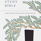 Evangelical Study Bible: Christ-centered. Faith-building. Mission-focused. (NKJV, Black Bonded Leather, Red Letter, Large Comfort Print)
