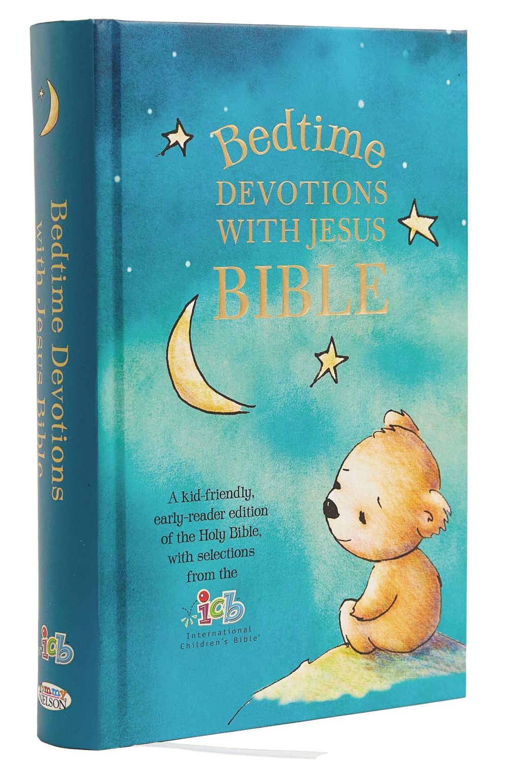 ICB, Bedtime Devotions with Jesus Bible, Hardcover: International Children's Bible *Very Good*